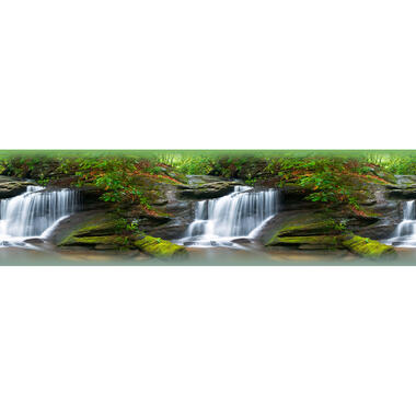 Sanders & Sanders zelfklevende behangrand - waterval - groen product