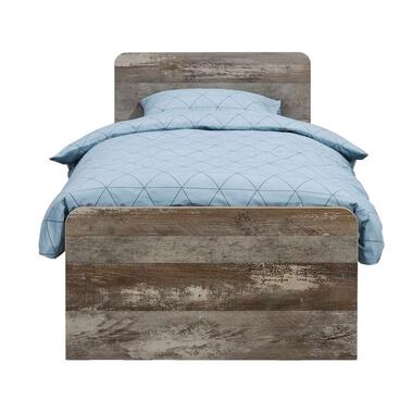 Bed Mono - wit/steigerlook - 90x200 cm product