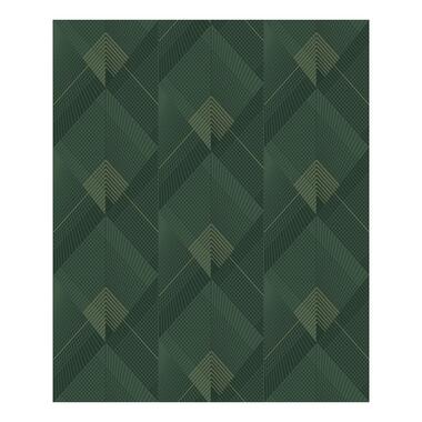 Dutch Wallcoverings - Galactik dessin groen/goud - 0,53x10,05m product