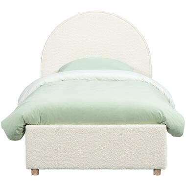 Vipack bed Moon met opbergruimte - wit - 90x200 cm product