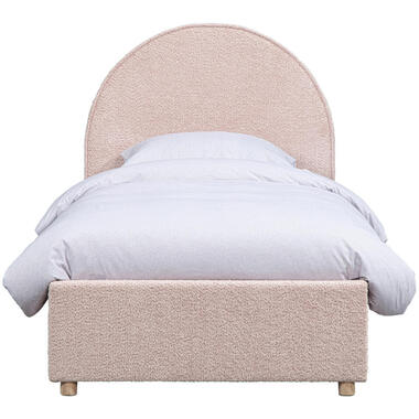 Vipack bed Moon met opbergruimte - roze - 90x200 cm product