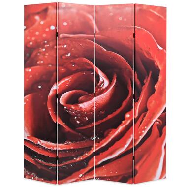 VIDAXL Kamerscherm inklapbaar roos 160x170 cm rood product