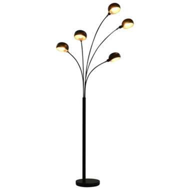 VIDAXL Lamp staand 5xE14 200 cm zwart en goud product