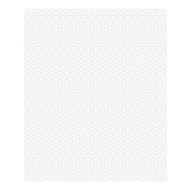 Dutch Wallcoverings - Hexagone dessin helderwit - 0,53x10,05m product