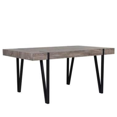 ADENA - Eettafel - Donkere houtkleur - 90 x 180 cm - MDF product