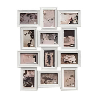 Collega fotolijstje - barok - landelijk - wit - 52 x 68 cm product