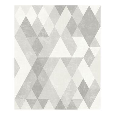 Dutch Wallcoverings - Hexagone ruit grijs - 0,53x10,05m product