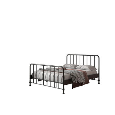 Vipack bed Bronxx - zwart - 160x200 cm product