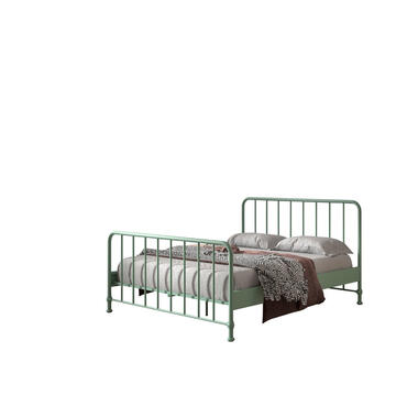 Vipack bed Bronxx - olijfgroen - 160x200 cm product
