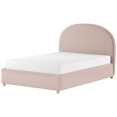 Vipack bed Moon met opbergruimte - roze - 140x200 cm product
