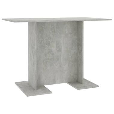 VIDAXL Eettafel 110x60x75 cm spaanplaat betongrijs product