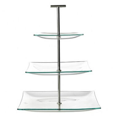 Cosy&Trendy etagère - 3 niveaus - Glas - 25-20-15 cm x H 30 cm product