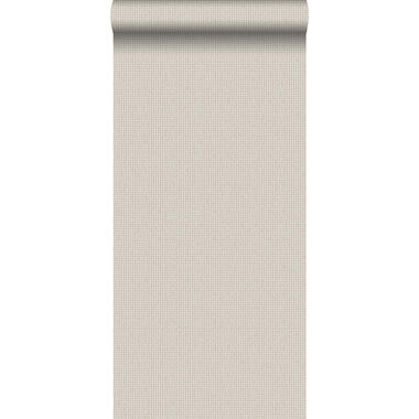 ESTAhome behang - geborduurd motief - beige - 53 cm x 10,05 m product