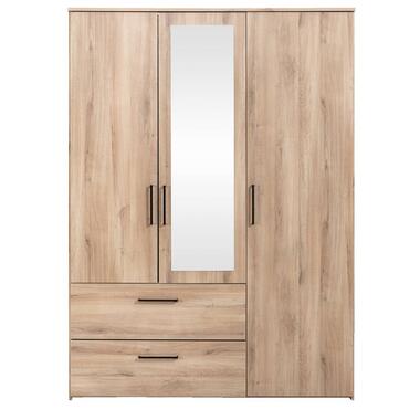 Kledingkast Orleans 3 deurs - eikenkleur - 201x145x58 cm product