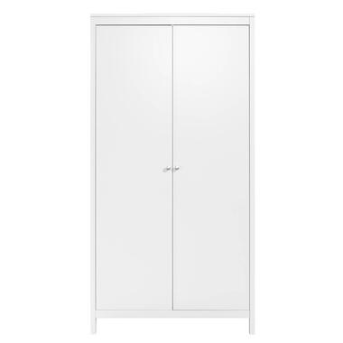 Kledingkast Madeira 2-deurs - wit - 199x102x58 cm product