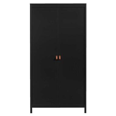 Kledingkast Madeira 2-deurs - zwart - 199x102x58 cm product