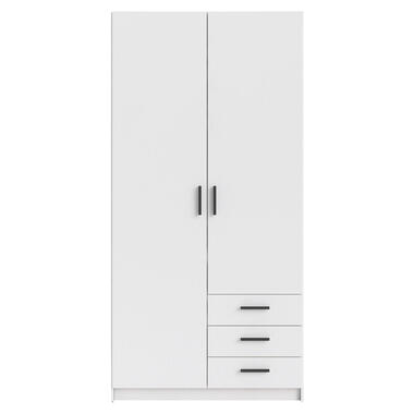 Kledingkast Sprint 2-deurs - wit - 200x98,5x50 cm product