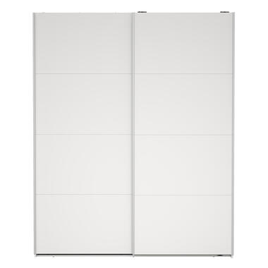 Schuifdeurkast Bergamo - wit - 221x178,5x66,6 cm product