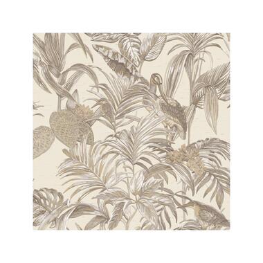 Dutch Wallcoverings - Wallstitch bird of paradise cream - 0,53x10,05m product