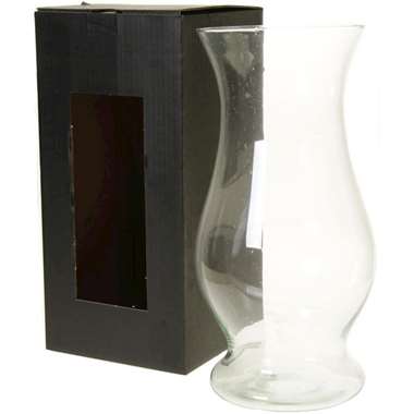 Bellatio Design Vaas kelk - transparant - glas - 18 x 40 cm product