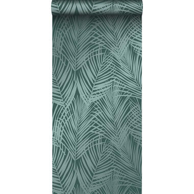 Origin behang - palmbladeren - smaragd groen - 0.53 x 10.05 m product