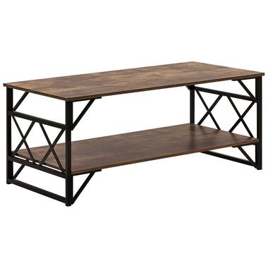 BOLTON - Salontafel - Donkere houtkleur - Vezelplaat product