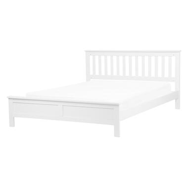 MAYENNE - Tweepersoonsbed - Wit - 140 x 200 cm - Dennenhout product