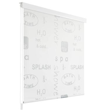 vidaXL Rolgordijn voor douche 100x240 cm splash product