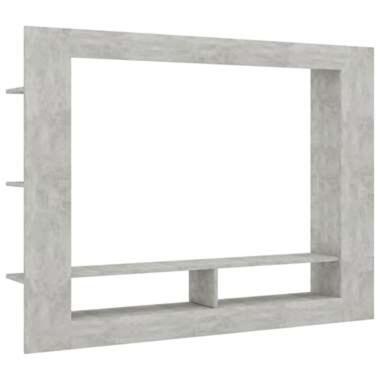 VIDAXL Tv-meubel 152x22x113 cm spaanplaat betongrijs product