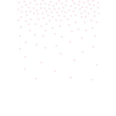 Origin fotobehang - confetti hartjes - zacht roze - 2 x 2.79 m product