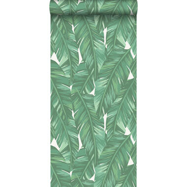 ESTAhome behang - bananenbladeren - jade groen - 0.53 x 10.05 m product