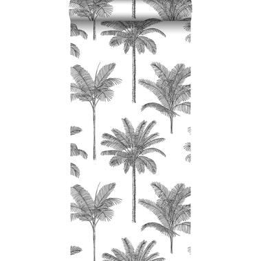 ESTAhome behang - palmbomen - zwart wit - 0.53 x 10.05 m product