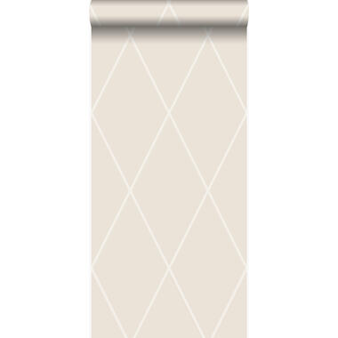 Origin behang - ruiten - beige - 53 cm x 10,05 m product