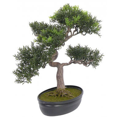 Bellatio flowers & plants Kunstplant - Bonsai boompje - 40 cm product