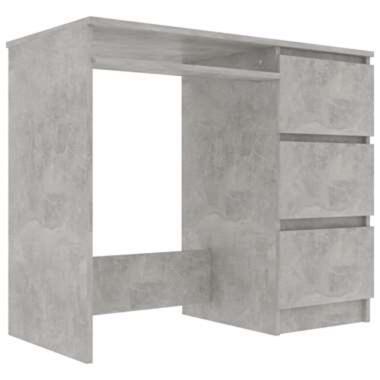 VIDAXL Bureau 90x45x76 cm spaanplaat betongrijs product