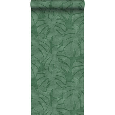 ESTAhome behang - monstera bladeren - donkergroen - 0.53 x 10.05 m product