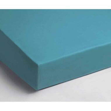 Day Dream Hoeslaken - jersey - 90x200 cm - Turquoise product