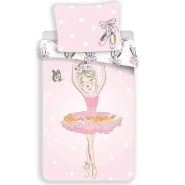 Ballet Dance - Dekbedovertrek - Eenpersoons - 140 x 200 cm - Roze product