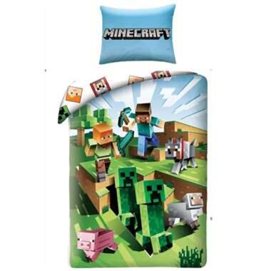 Minecraft Outside - Dekbedovertrek-140x200cm product