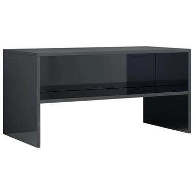 vidaXL Tv-meubel 80x40x40 cm bewerkt hout hoogglans zwart product