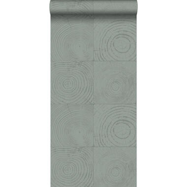 Origin behang - boomstam - groen - 53 cm x 10.05m product