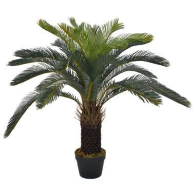 vidaXL Kunstplant met pot cycaspalm 90 cm groen product