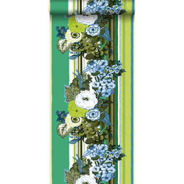 ESTAhome behang - vintage bloemen - groen en limegroen product