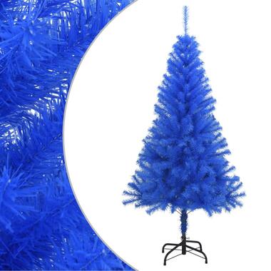 vidaXL Kunstkerstboom met standaard 150 cm PVC blauw product