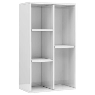 VIDAXL - Boekenkast/dressoir - 45x25x80 cm - hoogglans wit product