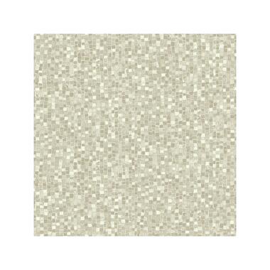 Dutch Wallcoverings - Reflets mozaïek steentjes beige - 0,53x10,05m product