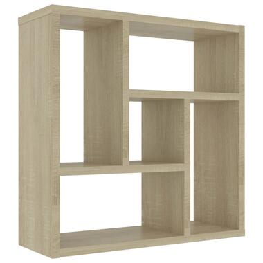 vidaXL Wandschap 45,1x16x45,1 cm bewerkt hout sonoma eikenkleurig product