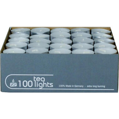 Enlightening Candles Waxinelichtjes - wit - 100 st - ca 5 branduren product