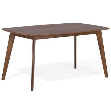 Beliani Eettafel IRIS - Donkere houtkleur mdf product
