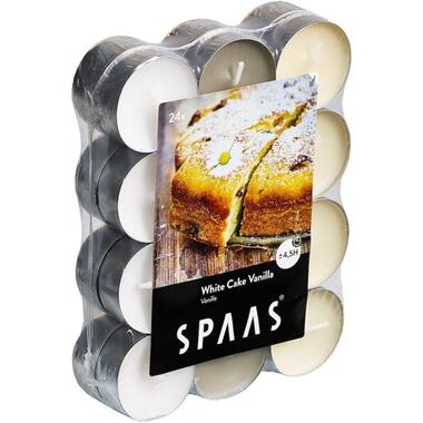 Candles by Spaas Geurkaarsen - white cake vanille - 4,5 branduren product